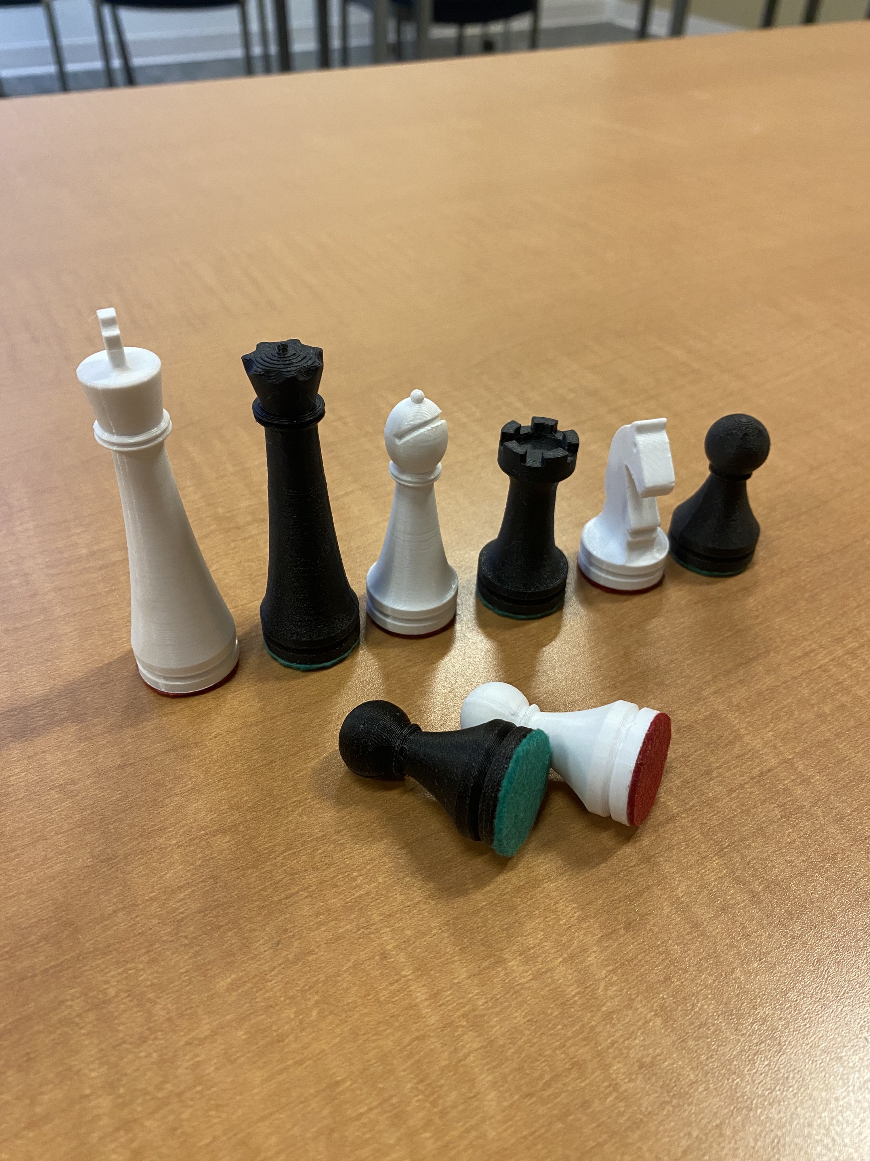 CheckMATE chess pieces photo