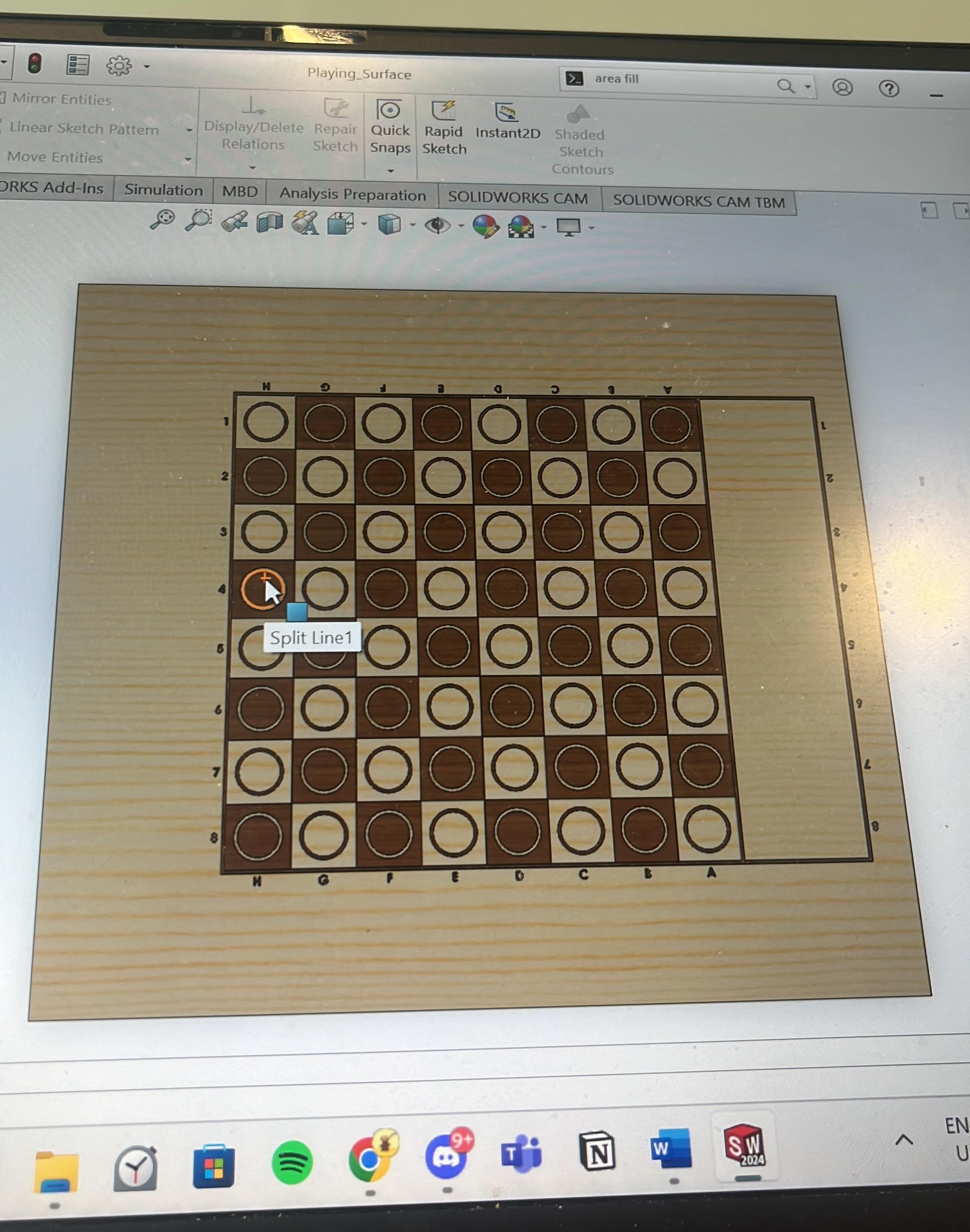 CheckMATE solidworks top surface
