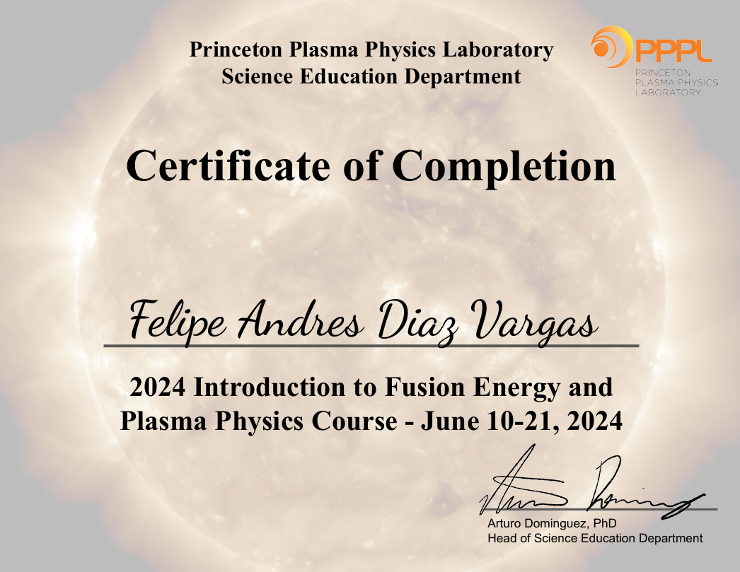 Fusion Certificate