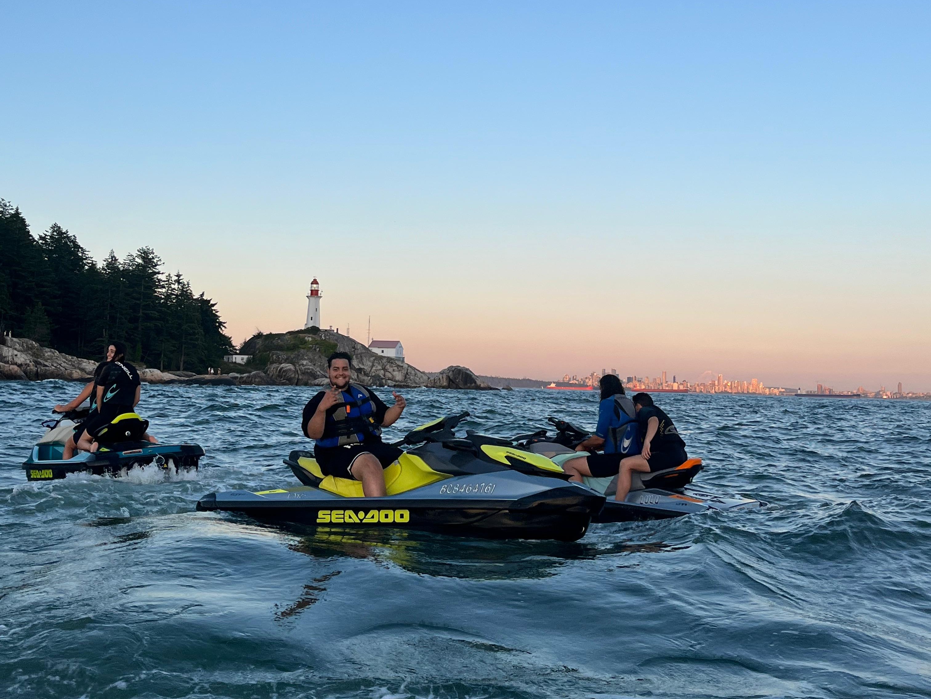 Jetski tour at lighthouse