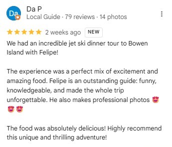 Guest review of jetski tour
