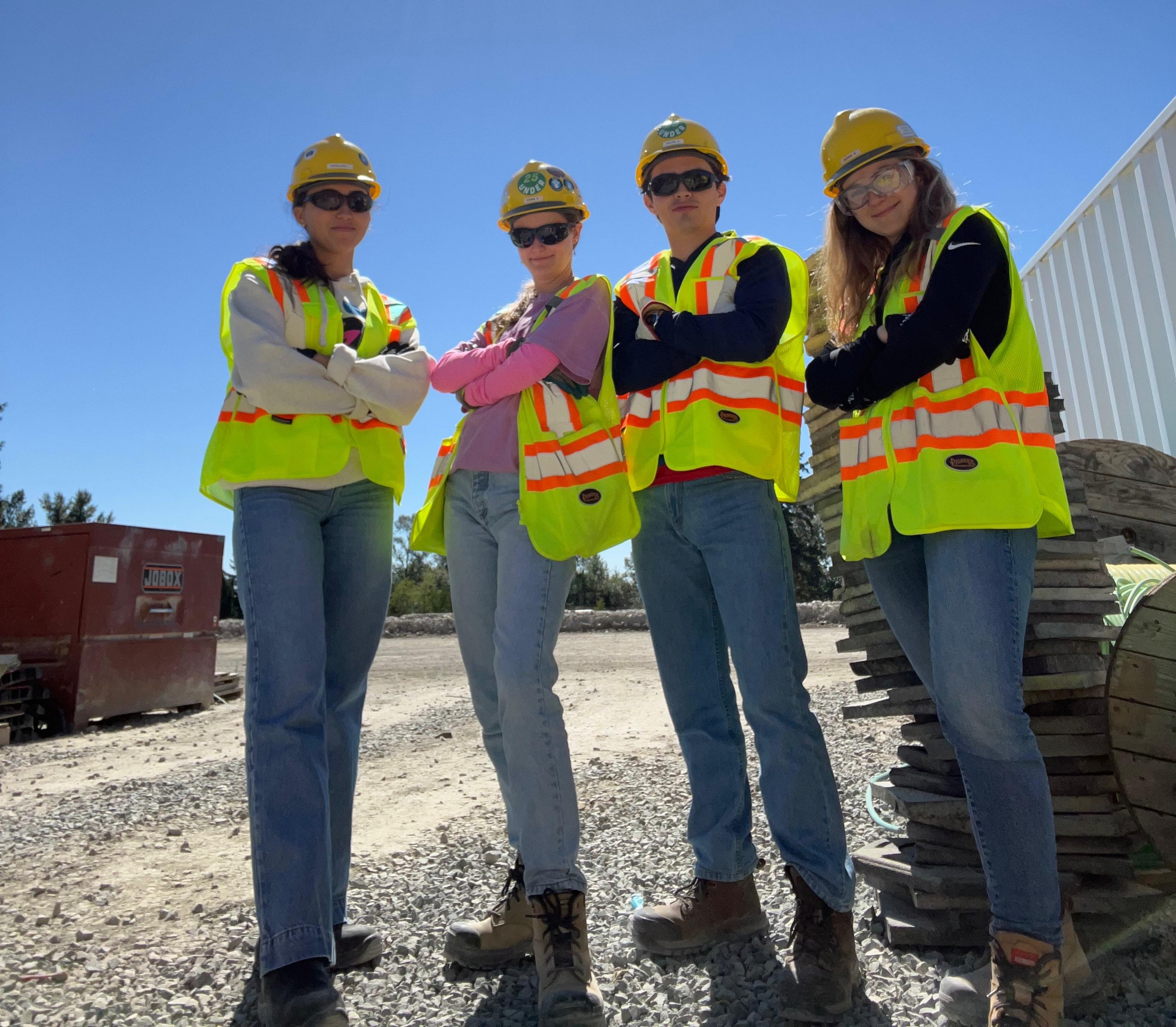 Daily work - Team photo with fellow co-ops