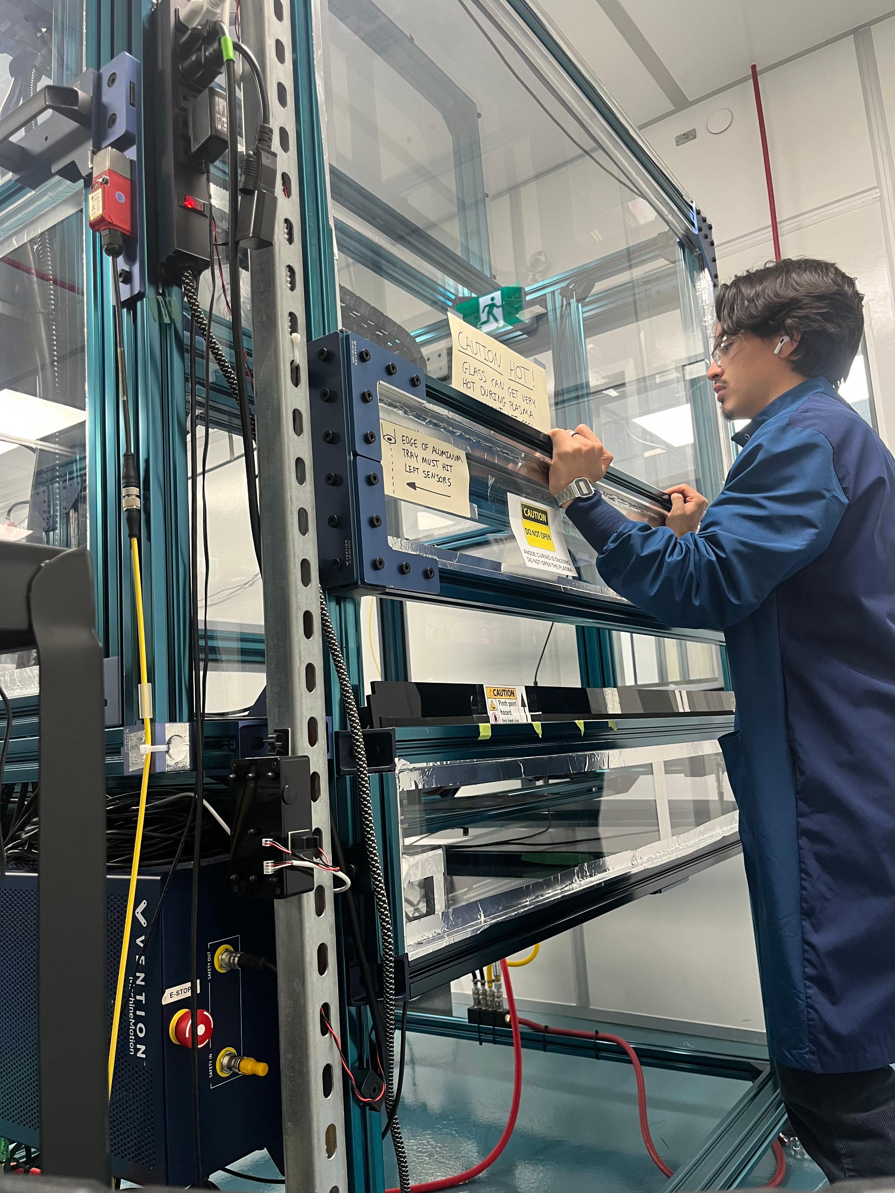 Plasma curing research at Miru Smart Technologies
